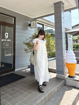「Discoat」｜ま ろ んさん（レディース・156cm）の夏コーディネート
