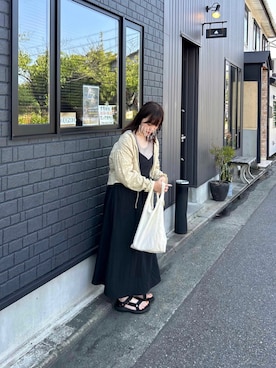 「ピスタチオ」｜「アイテム（サンダル）」を使った、ま ろ んさん（レディース・157cm）の夏コーディネート
