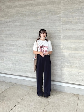 「Kastane（カスタネ）のアイテム（その他パンツ）」を使った、ま ろ んさん（レディース・156cm）の秋コーディネート