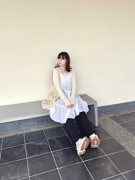 「Kastane（カスタネ）のアイテム」を使った、ま ろ んさん（レディース・156cm）の春コーディネート