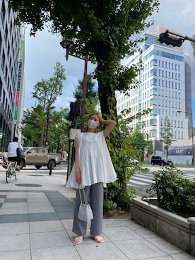 「アイテム（トップス）」を使った、#KAYAさん（レディース・153cm・10代）の夏コーディネート