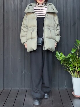 「CAPRICIEUX LE'MAGE（カプリシューレマージュ）のアイテム（オールインワン・サロペット）」を使った、naguさん（レディース・153cm）の冬コーディネート