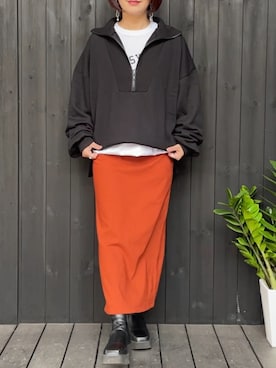 「Newport（ニューポート）のアイテム」を使った、naguさん（レディース・153cm）の冬コーディネート