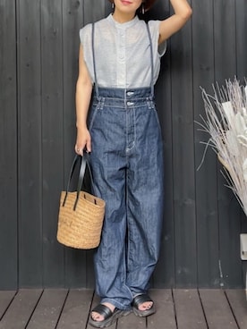 「something_jean」｜naguさん（レディース・153cm）の夏コーディネート