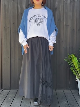 「Newport（ニューポート）のアイテム」を使った、naguさん（レディース・153cm）の冬コーディネート