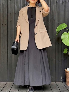 「Ameri（アメリ）のアイテム」を使った、naguさん（レディース・153cm）の秋コーディネート