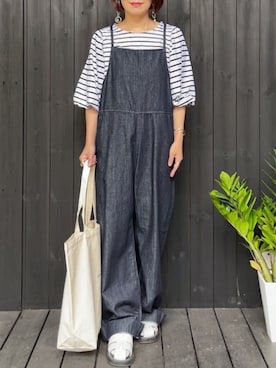 「Newport（ニューポート）のアイテム」を使った、naguさん（レディース・153cm）の夏コーディネート