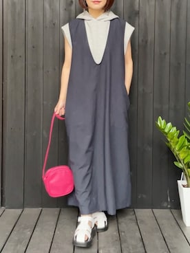 「zucca」｜「アイテム（ワンピース/ドレス）」を使った、naguさん（レディース・153cm）の春コーディネート