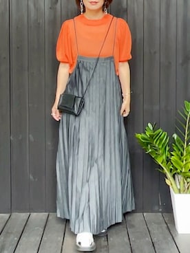 「Newport（ニューポート）のアイテム」を使った、naguさん（レディース・153cm）の夏コーディネート