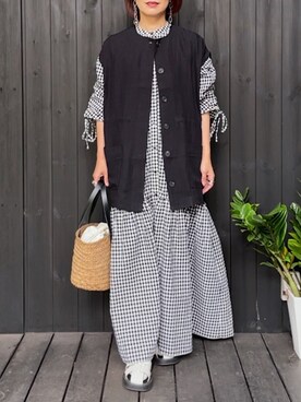 naguさん（レディース・153cm）の夏コーディネート