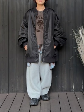 「pocket（ポケット）のアイテム」を使った、naguさん（レディース・153cm）の秋コーディネート
