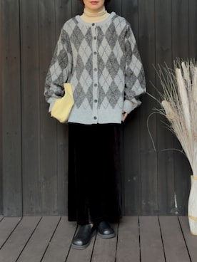 「anuke（アンヌーク）のアイテム」を使った、naguさん（レディース・153cm）の秋コーディネート