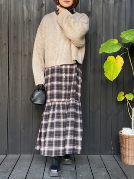 naguさん（レディース・153cm）の冬コーディネート