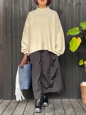 「KOH.style（コースタイル）のアイテム」を使った、naguさん（レディース・153cm）の冬コーディネート