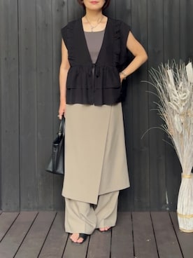 「CITEN（シテン）のアイテム」を使った、naguさん（レディース・153cm）の夏コーディネート