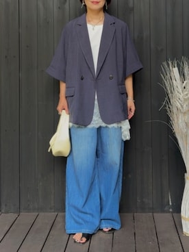 「CITEN（シテン）のアイテム」を使った、naguさん（レディース・153cm）の夏コーディネート