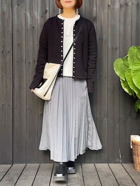 naguさんの「WAIST SHEER SKIRT」を使ったコーディネート