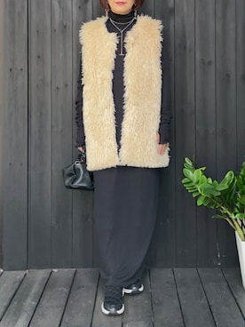 「clarks」｜「アイテム（ワンピース）」を使った、naguさん（レディース・153cm）の秋コーディネート