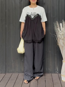「アイテム（アクセサリー）」を使った、naguさん（レディース・153cm）の夏コーディネート