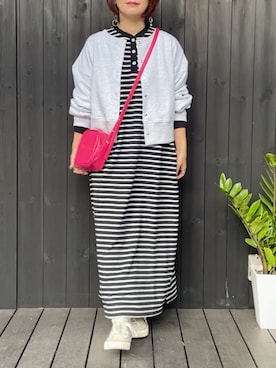 「zucca」｜「アイテム（スウェット）」を使った、naguさん（レディース・153cm）の春コーディネート