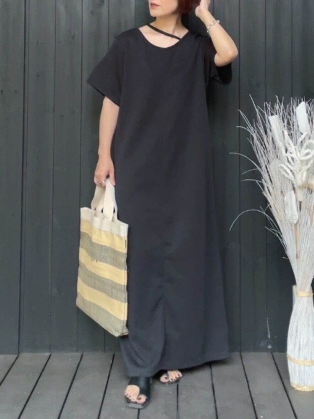 ■agnesb.■アニエスベー ラフィア 2way トートバッグ ラフィア 2wayトートバッグ (YAX08－01) ｜agnès b. VOYAGE