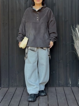 「pocket（ポケット）のアイテム」を使った、naguさん（レディース・153cm）の秋コーディネート