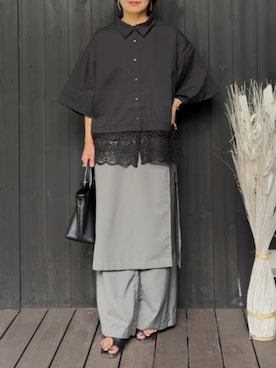 「CITEN（シテン）のアイテム」を使った、naguさん（レディース・153cm）の夏コーディネート