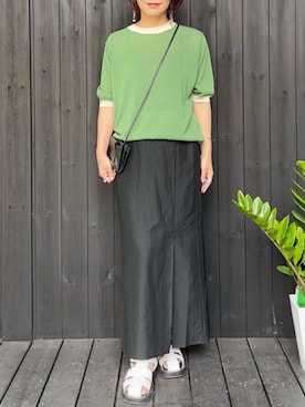 「Newport（ニューポート）のアイテム」を使った、naguさん（レディース・153cm）の春コーディネート