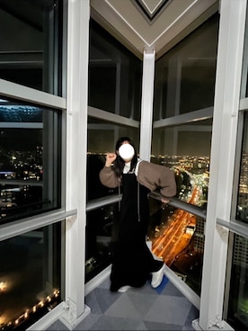 「SpRay（スプレイ）のアイテム（ワンピース/ドレス）」を使った、とぅんさん（レディース・158cm）の夏コーディネート