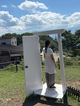 「アイテム（サンダル）」を使った、とぅんさん（レディース・158cm）の夏コーディネート