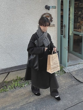 「collex（コレックス）のアイテム」を使った、nocott さん（レディース・163cm）の冬コーディネート