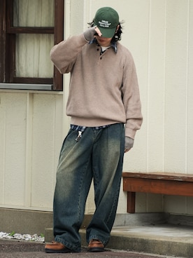 「アイテム（ブーツ）」を使った、  風早ゆうたさん（メンズ・184cm）の秋コーディネート