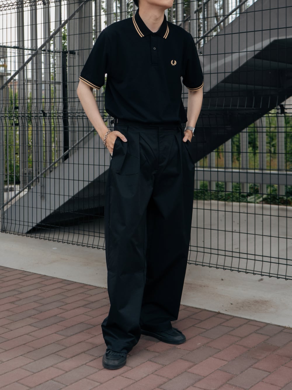 風早ゆうた｜FRED PERRYのポロシャツを使ったコーディネート - WEAR