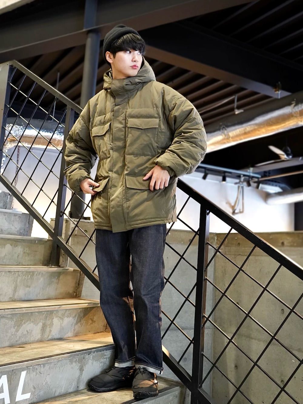 1回着 ノースフェイス ヌプシ トラクッション モック4