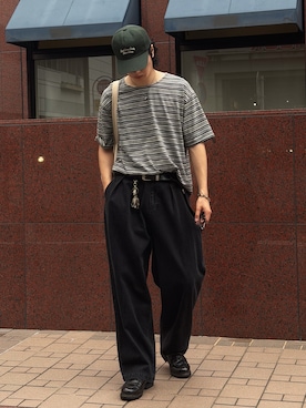 「Bleme（ブレム）のアイテム」を使った、  風早ゆうたさん（メンズ・184cm）の夏コーディネート