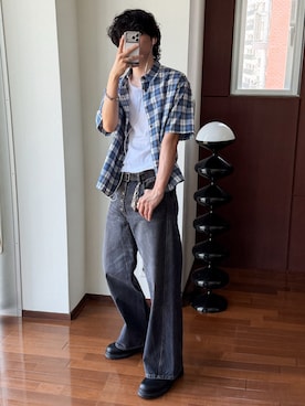   風早ゆうたさん（メンズ・184cm）の夏コーディネート