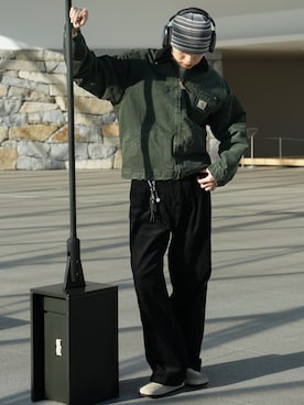 「アイテム（その他アウター）」を使った、  風早ゆうたさん（メンズ・184cm）の秋コーディネート