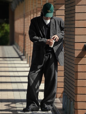 「Paraboot（パラブーツ）のアイテム」を使った、  風早ゆうたさん（メンズ・184cm）の秋コーディネート