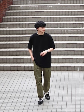 「united arrows」｜「アイテム（その他）」を使った、  風早ゆうたさん（メンズ・184cm）の夏コーディネート