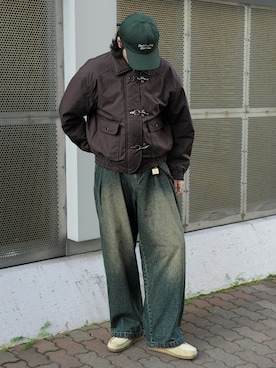 「アイテム（帽子）」を使った、  風早ゆうたさん（メンズ・184cm）の秋コーディネート