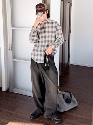 「Dr. Martens（ドクターマーチン）のDr. Martens/ドクターマーチン 2976 MONO チェルシー ブーツ 25685001（ブーツ）」を使った、  風早ゆうたさん（メンズ・184cm）の冬コーディネート