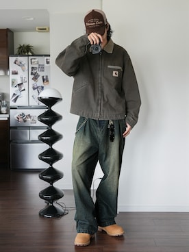「アイテム（ジャケット/アウター）」を使った、  風早ゆうたさん（メンズ・184cm）の秋コーディネート