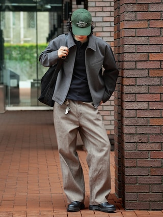 「Dr. Martens(ドクターマーチン)のDr. Martens/ドクターマーチン 2976 MONO チェルシー ブーツ 25685001(ブーツ)」を使った、 風早ゆうたさん(メンズ・184cm)の秋コーディネート