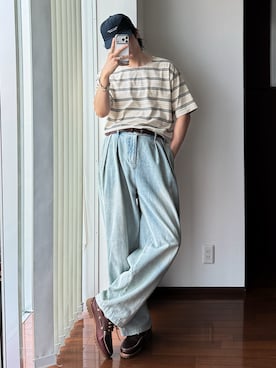 風早ゆうたさん(メンズ・184cm)の夏コーディネート