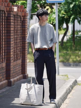 「JOURNAL STANDARD relume（ジャーナルスタンダード　レリューム）のアイテム」を使った、  風早ゆうたさん（メンズ・184cm）の夏コーディネート