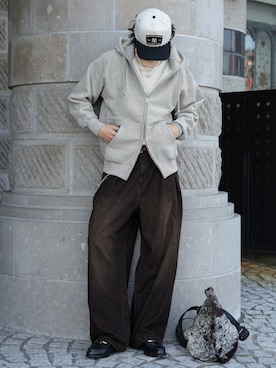 「アイテム（パーカー）」を使った、  風早ゆうたさん（メンズ・184cm）の夏コーディネート