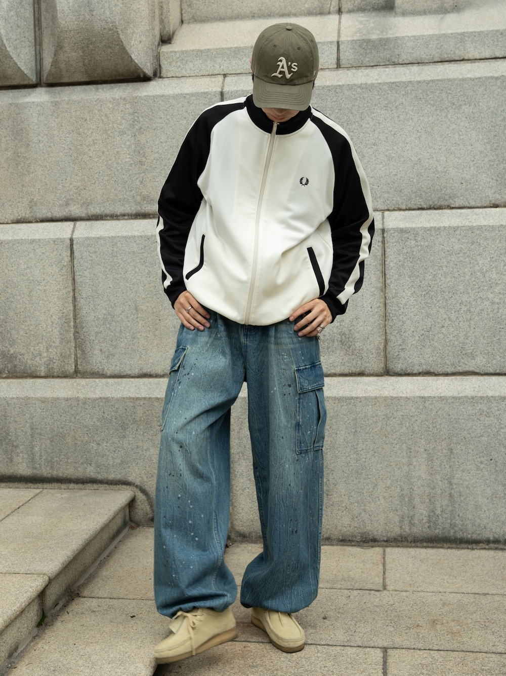 風早ゆうた｜FRED PERRYのジャージを使ったコーディネート - WEAR