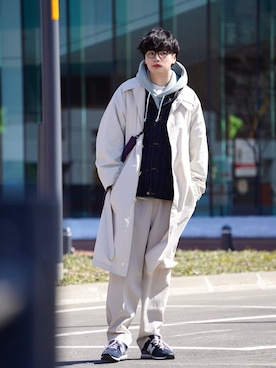 「アイテム（その他）」を使った、  風早ゆうたさん（メンズ・184cm）の春コーディネート