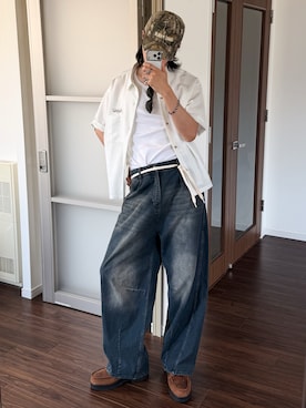   風早ゆうたさん（メンズ・184cm）の春コーディネート