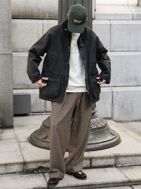 「アイテム（ブルゾン）」を使った、  風早ゆうたさん（メンズ・184cm）の秋コーディネート